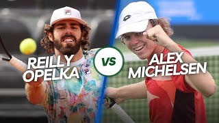 Reilly Opelka vs Alex Michelsen ATP Newport Semifinal Prediction [upl. by Jarl]