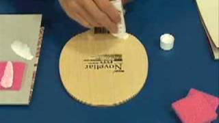 How to glue ping pong rubber [upl. by Annazus277]