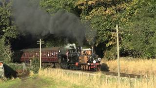 Keighley amp Worth Valley Railway Autumn Steam Gala 4K [upl. by Meir887]