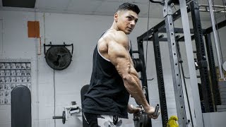 Dont freak out when you see these Triceps Andrei Deiu Arm Workout  Ep 3 Road to Arnolds [upl. by Dlonra]