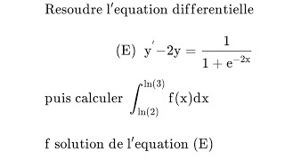 équation différentielle du 1 ordre avec second membre [upl. by Ylrebmik]