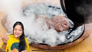 Ever Tried Choco Pie🍩Sizzler🔥  Sizzler Recipes Vegetarian  Fun2oosh Food [upl. by Notterb]