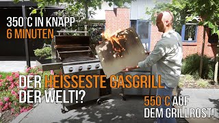 Schickling Grill Gasgrill Test Bis zu 550°C am Grillrost  Heißester Gasgrill auf dem Markt 🔥 [upl. by Merceer758]