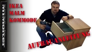 IKEA MALM Kommode  Aufbauanleitung von M1Molter [upl. by Harsho]