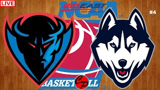 DEPAUL vs UCONN BIG EAST BASKETBALL LIVE GAME CAST amp CHAT [upl. by Annairoc]