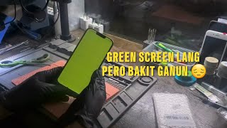 iphone 13 promax green screen [upl. by Etnovahs143]