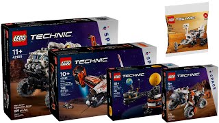 All LEGO Technic Space sets 2024 CompilationCollection Speed Build [upl. by Jorrie]