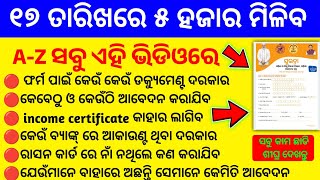 subhadra yojana in odisha form fill up  subhadra yojana  subhadra yojana online apply start [upl. by Sucrad]