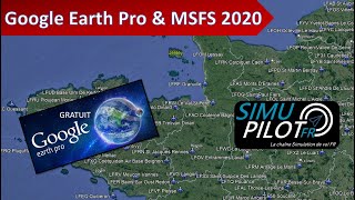 SIMU VOL  GOOGLE EARTH PRO amp FS2020 [upl. by Perri]