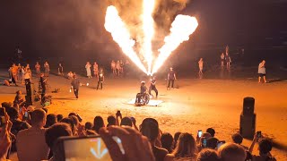 Ao Nang Beach Fire Show Best Fire Show In Krabi 🇹🇭 [upl. by Odelinda425]