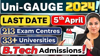 💥Uni Gauge vs COMEDK 2024🤩UniGAUGE Engineering Entrance Exam 2024⏰ UniGAUGE2024 BTech2024 COMEDK [upl. by Nazarius]