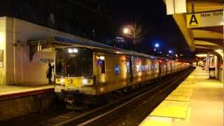 Long Island Railroad  Port Washington Bound Train Of M7s  Great Neck Station [upl. by Nohtanoj]