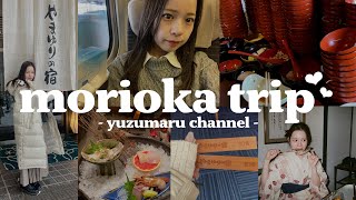 【盛岡Vlog】岩手の人気スポットにグルメに大満足🚅♡わんこそばにも挑戦💪🏻｜1泊2日カップル旅行🪨 [upl. by Nidroj403]