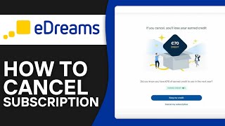 How to Cancel Edreams Prime Subscription on Website Full Guide [upl. by Oilejor]