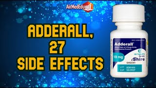 Adderall 27 Side Effects [upl. by Nylarej]