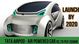 TATA AIRPOD COMPRESSED AIR POWERED CAR CONCEPT [upl. by Ehsom681]