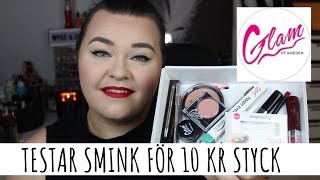 Testar smink för 10 kr IGEN  Glam of Sweden 🌟 [upl. by Richma]