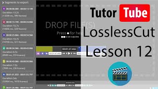 LossLessCut Tutorial  Lesson 12  Keyframe Seeking and Frame Seeking [upl. by Dianthe]