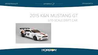 Vaterra 110 2015 KampN Ford Mustang GT V100 Drift RTR [upl. by Barfuss]