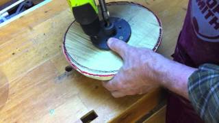 How to turn a bowl on a Shopsmith part 3 Mounting the bowl blank by Doug Reid [upl. by Lamrouex]