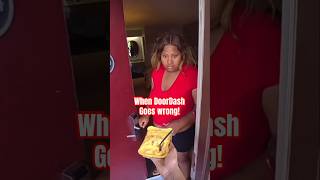 When DoorDash goes wrong doordashfail doordash prank uberfail [upl. by Adnirem]