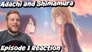 My First Yuri Adachi and Shimamura Episode 1 Reaction [upl. by Ayalat]