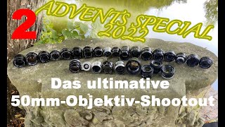 📷 Analoge Fotografie  Adventsspecial  Der ultimative 50mm ObjektivVergleich  Teil 2 [upl. by Cherida]