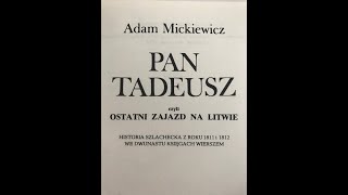 Audiobook Adam Mickiewicz quotPan Tadeuszquot  Księga pierwsza  Link do pobrania [upl. by Giselle]