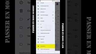 GMAIL  comment passer en Mode Sombre sur la Messagerie [upl. by Hearn129]