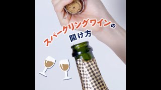 失敗しない！スパークリングワインの開け方とコツ！ [upl. by Firehs]