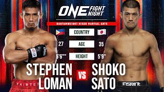 Stephen Loman vs Shoko Sato  Full Fight Replay [upl. by Yemar]