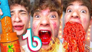 Extreme Spicy Food Tiktok Compilation 2 Hour Edition  Spizeethegoat [upl. by Leahcimsemaj]