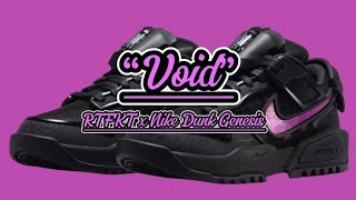 RTFKT x Nike Dunk Genesis “Void”  Detailed look  Price and Date Release [upl. by Jedd]