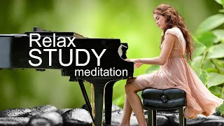 Beautiful Relaxing Piano Music For Stress Relief Study Meditation  Soothing Flowing Water Sounds [upl. by Kere]