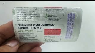 Nebistar 5mg Tablet  Nebivolol Hydrochloride 5mg Tablet  Nebistar 5mg Tablet Uses Review Hindi [upl. by Calore]