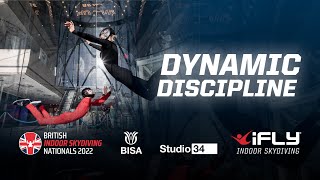 Dynamic Discipline  British Indoor Skydiving Nationals 2022 [upl. by Haimorej380]