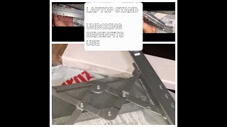 Unboxing Use and Benefits of Laptop Stand for Office and Home [upl. by Quintin]