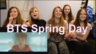 BTS 봄날 Spring Day MV Reaction [upl. by Anilatsyrc801]