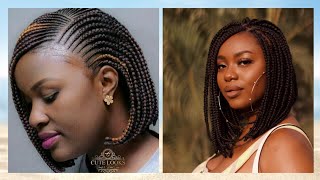 Braided hairstyles for black womenBob braids hairstyles pictures [upl. by Oriole684]