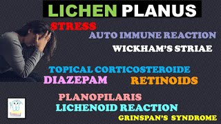 LICHEN PLANUS CauseClinical features amp treatment [upl. by Richel745]