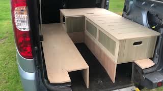 Fantastic Micro camper fiat doblo Robswoodworkingdiy [upl. by Joashus]