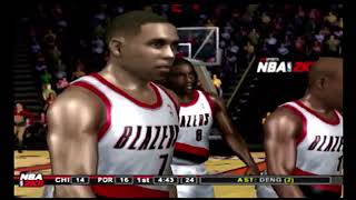 NBA 2K8 Blazers vs Bulls [upl. by Avon]