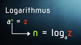 Logarithmus verstehen  Einfache Einführung zum Logarithmus [upl. by Abixah644]