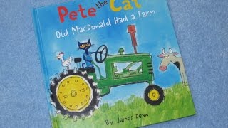 Pete The Cat  Old Macdonald Had A Farm Childrens Read Aloud Story Book For Kids By James Dean [upl. by Umeh264]