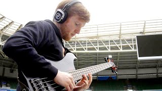 Slap bass with 200 DRUMMERS sounds INSANE [upl. by Hrutkay693]