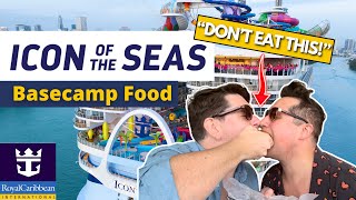 WE ATE EVERYTHING ON ICON OF THE SEAS SO YOU DON’T HAVE TO Our Honest Food Review [upl. by Attiuqahs]