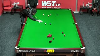 THEPCHAIYA UNNOOH VS ANDY HICKS  PART 1  UK CHAMPIONSHIP [upl. by Dolan]