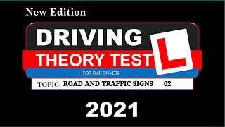 New UK Driving Theory Test Practice Topic 9 part 2 Roads and traffic signs [upl. by Jaala964]