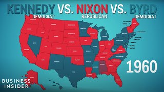 How The States Voted In Every Presidential Election [upl. by Favin]