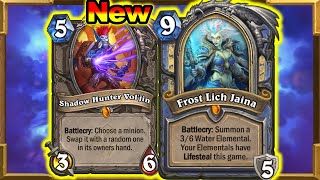 NEW CARD Voljin Highlander Mage Combo Deck A Powerful Card  Forged in the Barrens  Hearthstone [upl. by Hassett826]